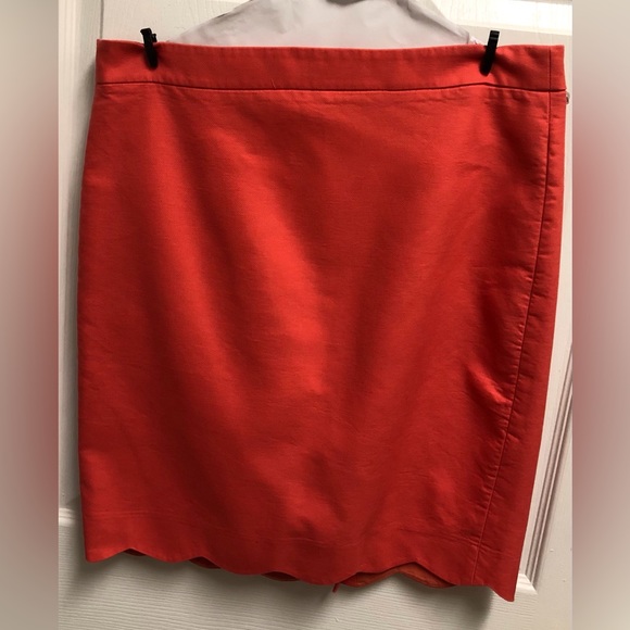 JCrew Skirt, Size 10, Coral - Picture 1 of 3